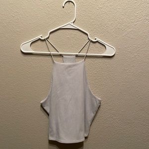 Baby blue halter top